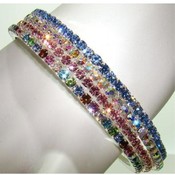 Austrian Crystal Bangle Bracelets Multi