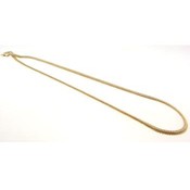 Foxtail Plated Chain Necklace