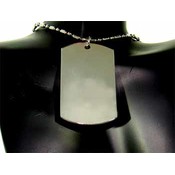 Platinum DogTag Necklace
