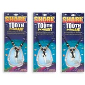 Shark Tooth Pendant Necklace Silver