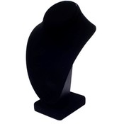 Large Black Velvet Neck Form