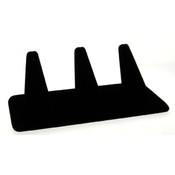 3 Finger Ring Display / Black Velvet Wholesale Bulk