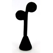 Black Velvet Single Pair Earring Stand Wholesale Bulk