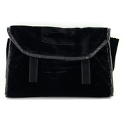 Jewelry Roll / 22"X11" Black Velvet