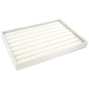White Leather Ring Tray Wholesale Bulk
