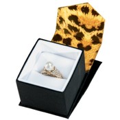 Leopard Print Ring Box