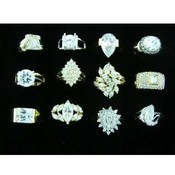 Clear Cubic Zirconia Rings