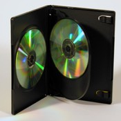 Black Multi-3 DVD Case