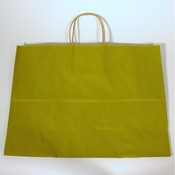 Natural Kiwi Pinstripe Fashion Bag