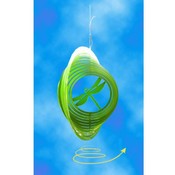 Green Metal Wind Spinner- Dragonfly