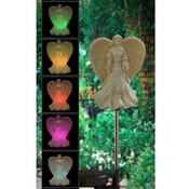 32"H  Solar Power Angel - Garden Yard Stake