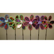 Single Flower Wind Spinner Assortment