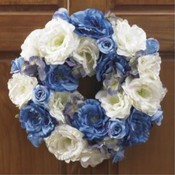 KIGI 16'Diameter Silken Rose Wreath Wholesale Bulk