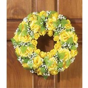 KIGI 15' Diameter Everlasting Rose Wreath Wholesale Bulk