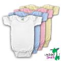 Baby Short Sleeve Bodysuit  0-3 Months