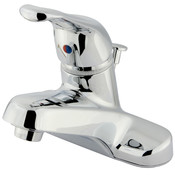 Single Handle 4" Centerset Lavatory Faucet with Retail Pop-up