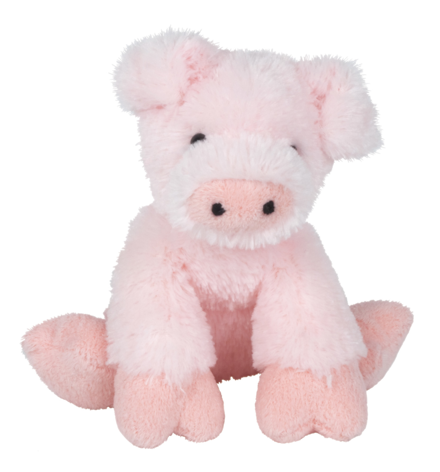 Bulk Polyester Plush Pigs - Pink, 8", Ages 3 & Up