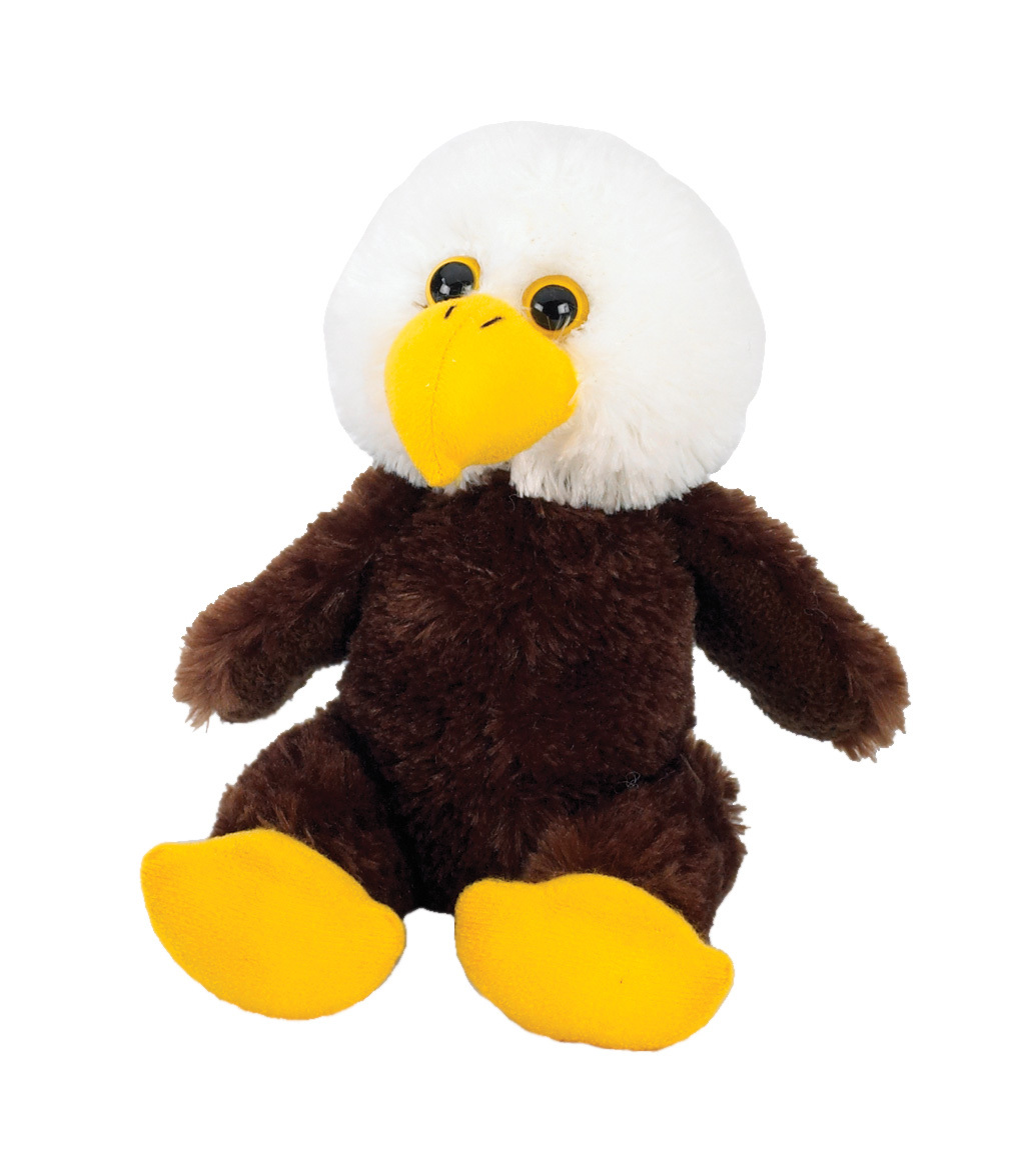 Wholesale Plush 6" Bald Eagle Toy, Poseable DollarDays