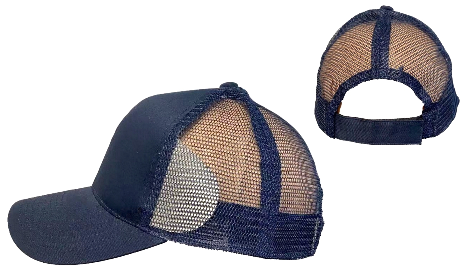 Wholesale Mesh Baseball Caps Navy DollarDays