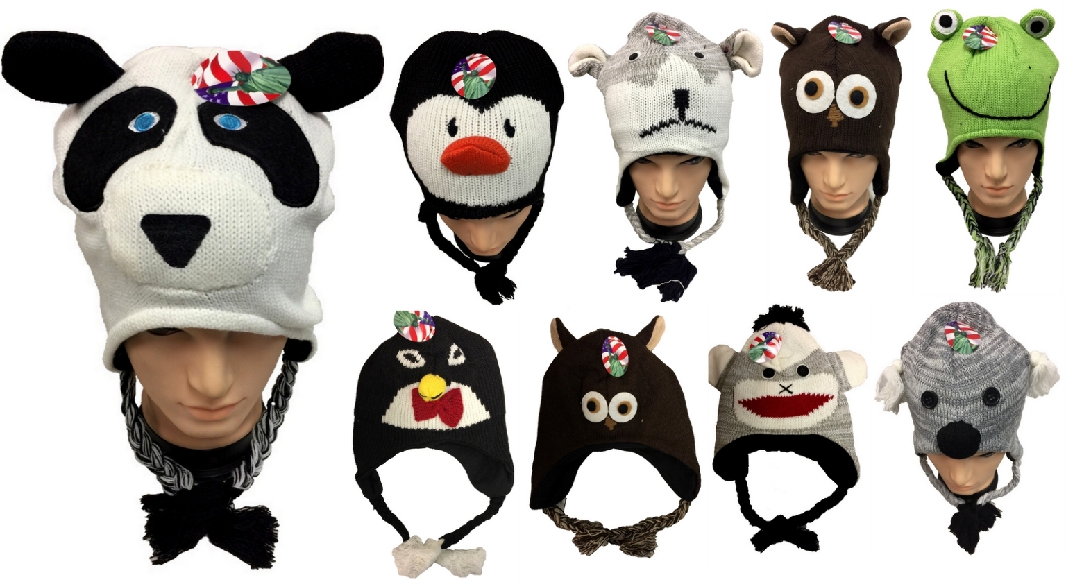 Wholesale Kids' Knit Animal Hats DollarDays