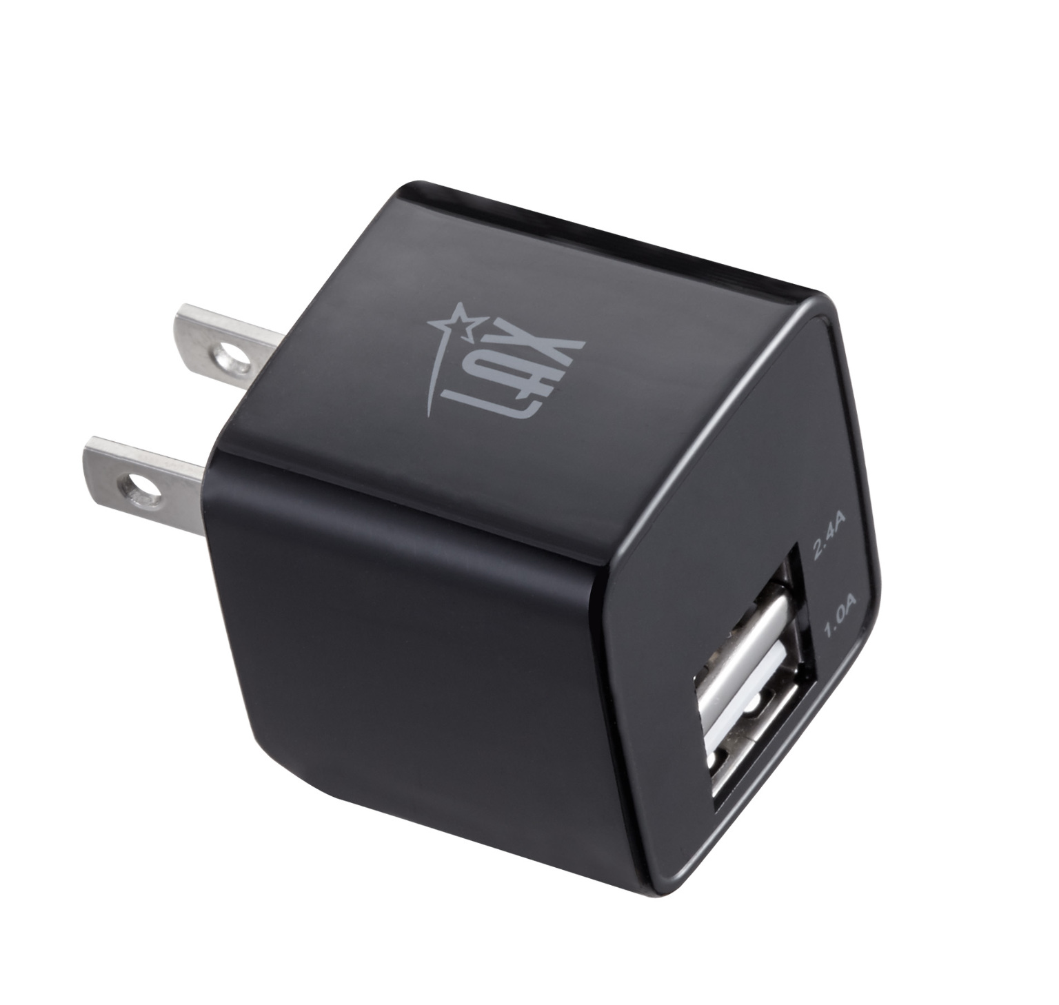 Wholesale 2 Port USB Wall Charger - Black (SKU 2348393) DollarDays