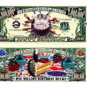 One Million Happy Birthday Bucks