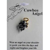 Cowboy Angel Pin