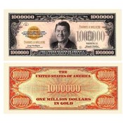 Thanks A Million (Reagan) Dollar Bill