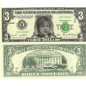 Hillary Clinton $3 Bill