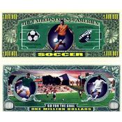 Soccer Million $ Bills Go For The Goal