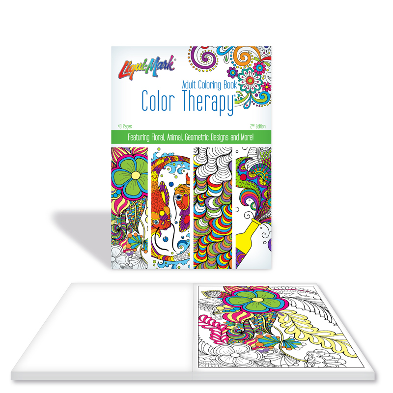 Wholesale Color Therapy Coloring Book - 2nd Edition | DollarDays
