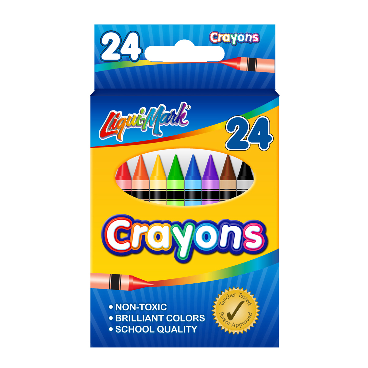 Bulk Crayon Packs with 24 Assorted Colors