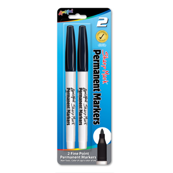 Wholesale 2-Pack Sharp Mark Fine Point Permanent Markers(144x.34)