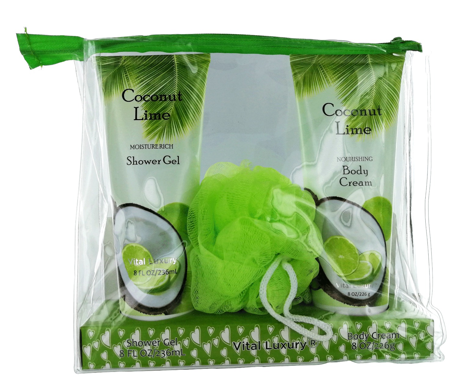 Vital Luxury Shower Gel / Body Cream Set - Coconut Lime(24x.92)