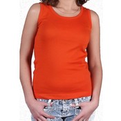 Ladies Orange Tank Top
