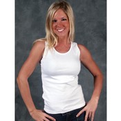 Ladies White Tank Top
