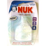 Baby Bottle Nipples Nuk Slow 2Pk