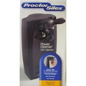 Proctor Silex Black Can Opener, Durable