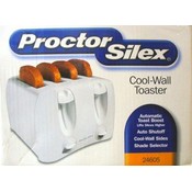 Proctor Silex White 4 Slice Toaster