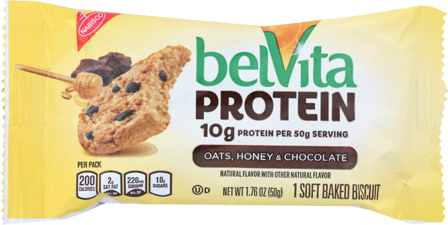 Wholesale Belvita Oats Chocolate And Honey Protein Cookie - 1.76 Oz