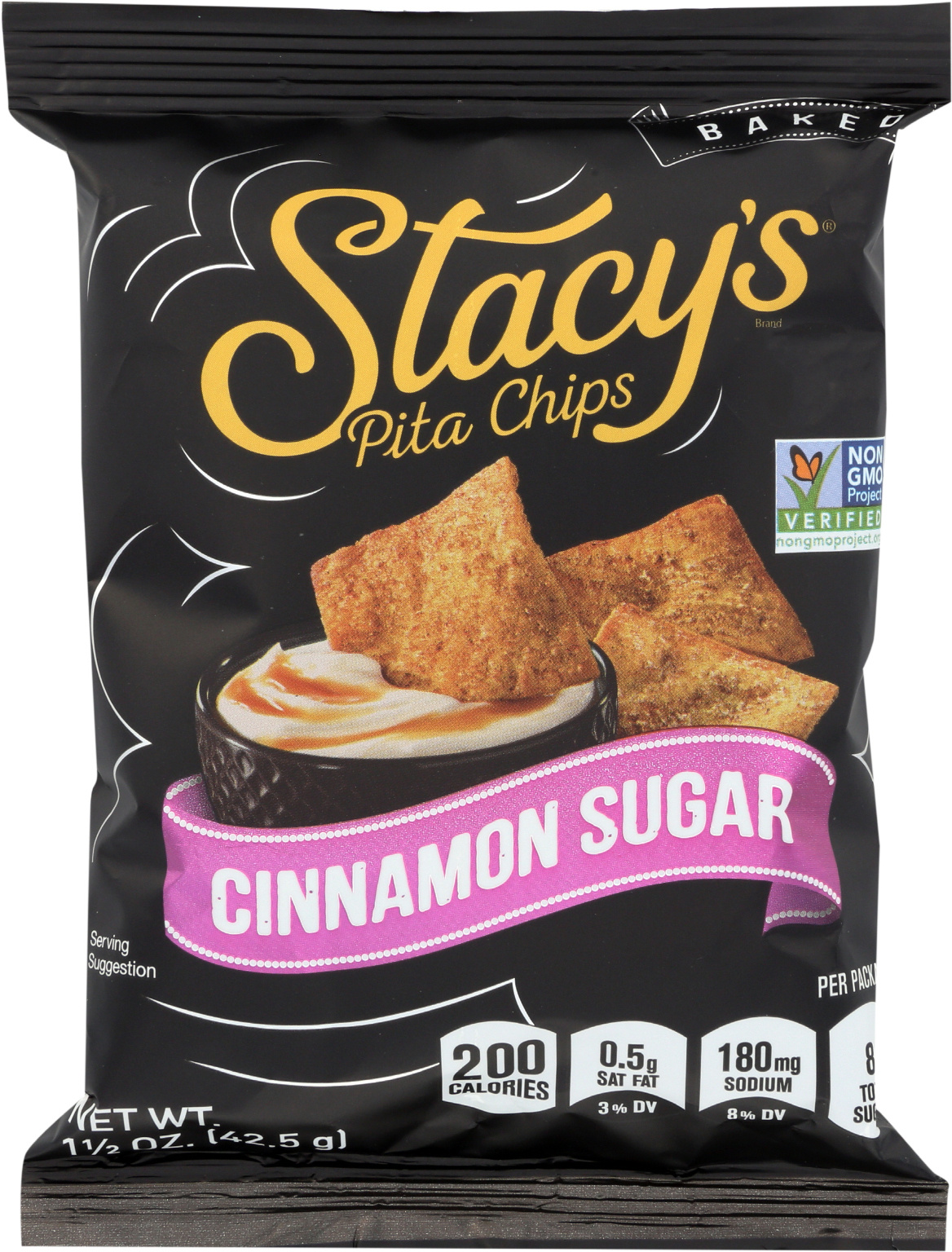 Wholesale Stacy's Cinnamon Sugar Flavored Pita Chips 1.5 Ounce