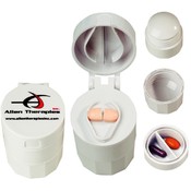 Pill Cutter, Cup &amp; Crusher - White