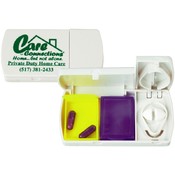 Pill Box &amp; Cutter - White
