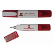 4-In-1 Screwdriver - Red/Silver