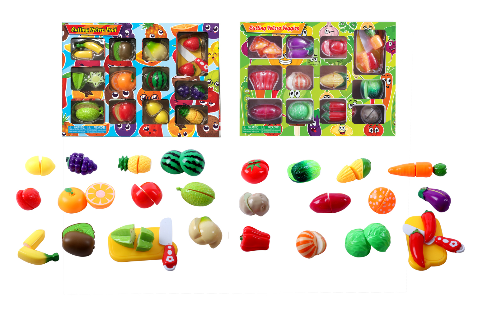 velcro fruit and vegetables