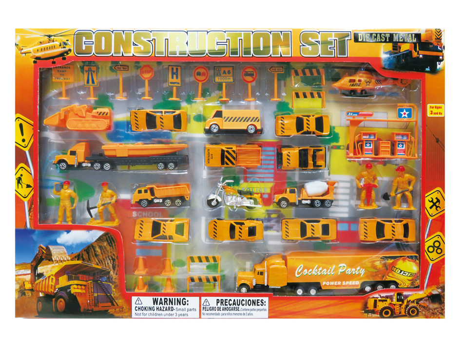 Wholesale Diecast Construction Set (42 Piece Set) DollarDays