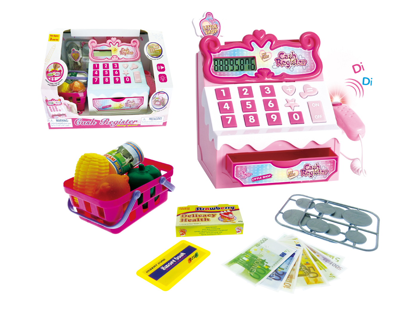 Educational Battery Operated Cash Register Play Set(18x.12)