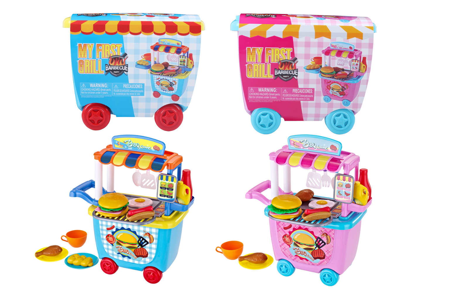 Wholesale Toy BBQ Grill Sets Assorted Colors, Ages 3+ DollarDays