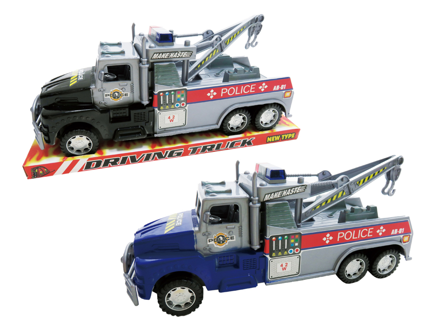 police tow truck toy