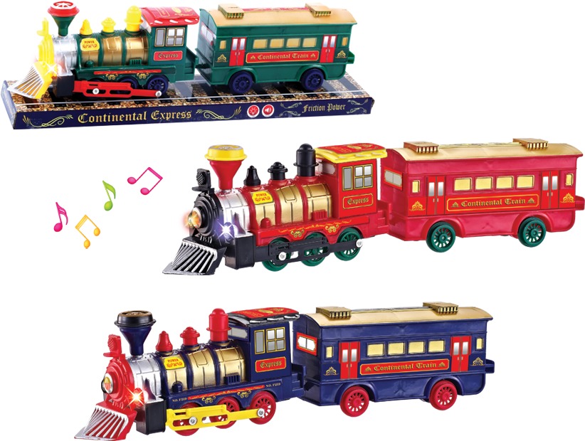 Wholesale Continental Express Friction Power Train Set Assorted